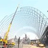 Galvanized steel pipe circle tube truss structure space frame truss