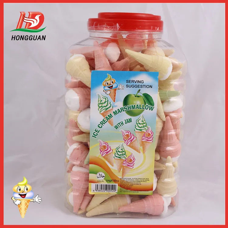 High Quality Icecream Shaped Marshmallow Korean Sweet Candy Buy