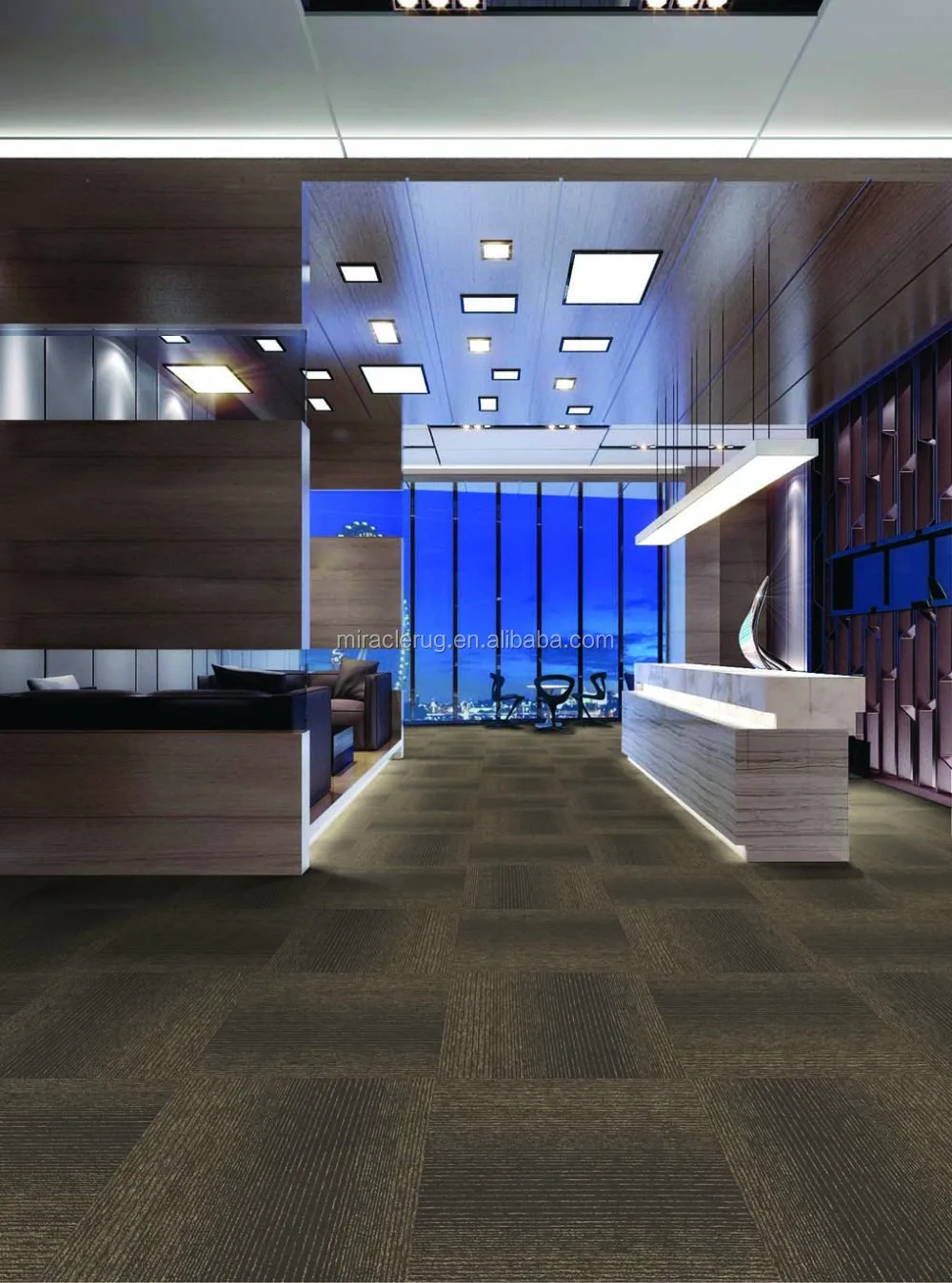 Classical Design Discount Office Carpet Tile Squares For Conference