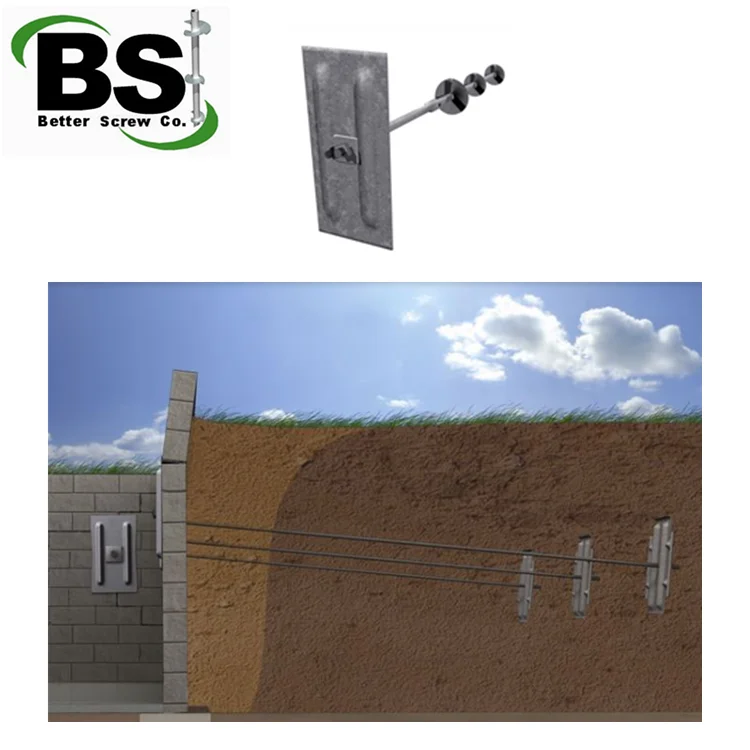 Retaining Wall Repair And Stabilization Tie Back Anchors Buy