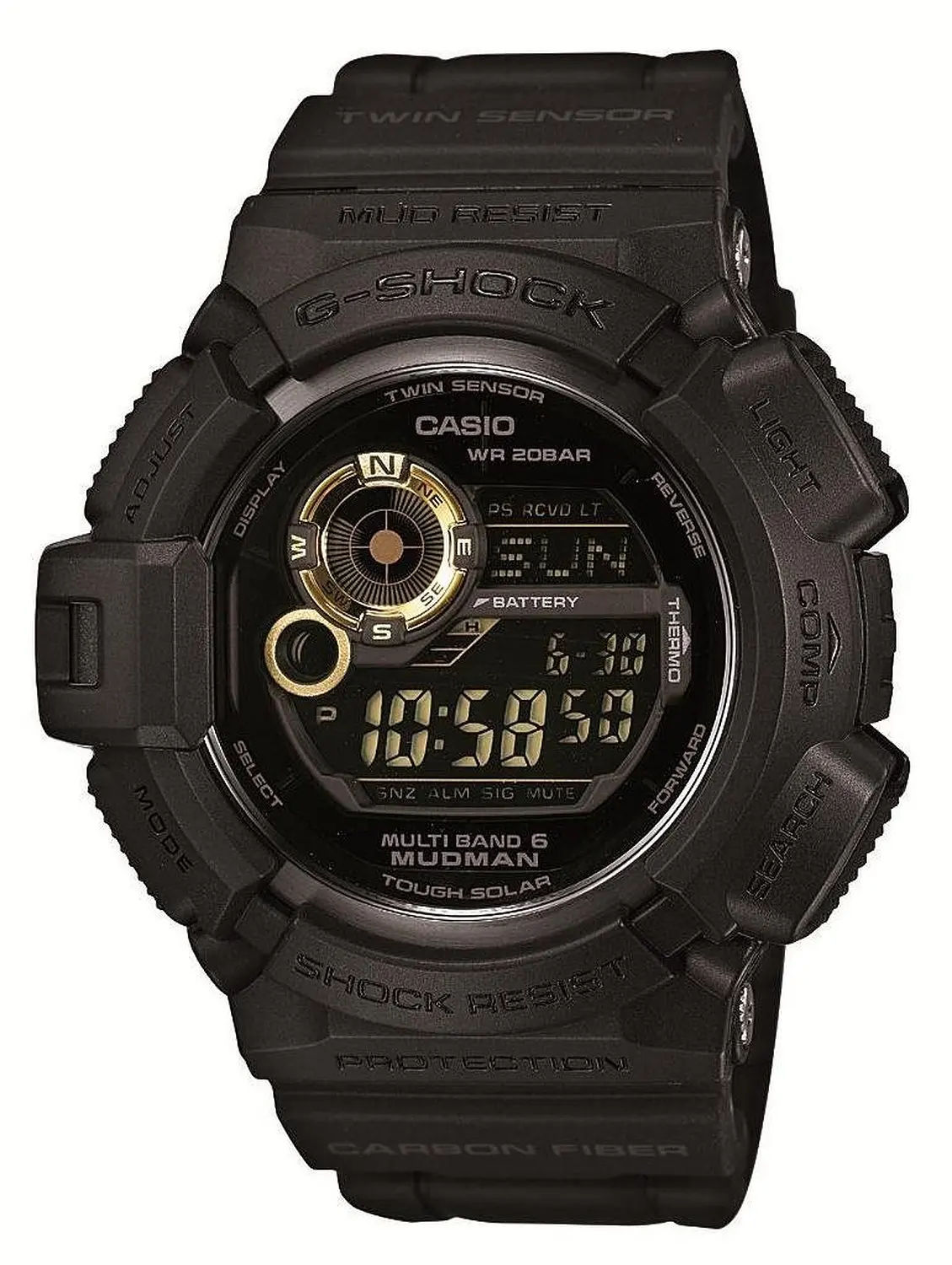 gshock black and gold