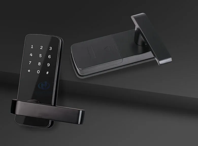 Bluetooth Wifi Smart Handle Door Lock With Remote Control,App,Code,Key