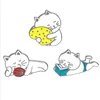Lovely Cat Series Style Lapel Pin Brooch Metal Badge Bag Accessories