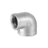 SS316 2 x1 1/2 90degree reducing pipe elbow fitting