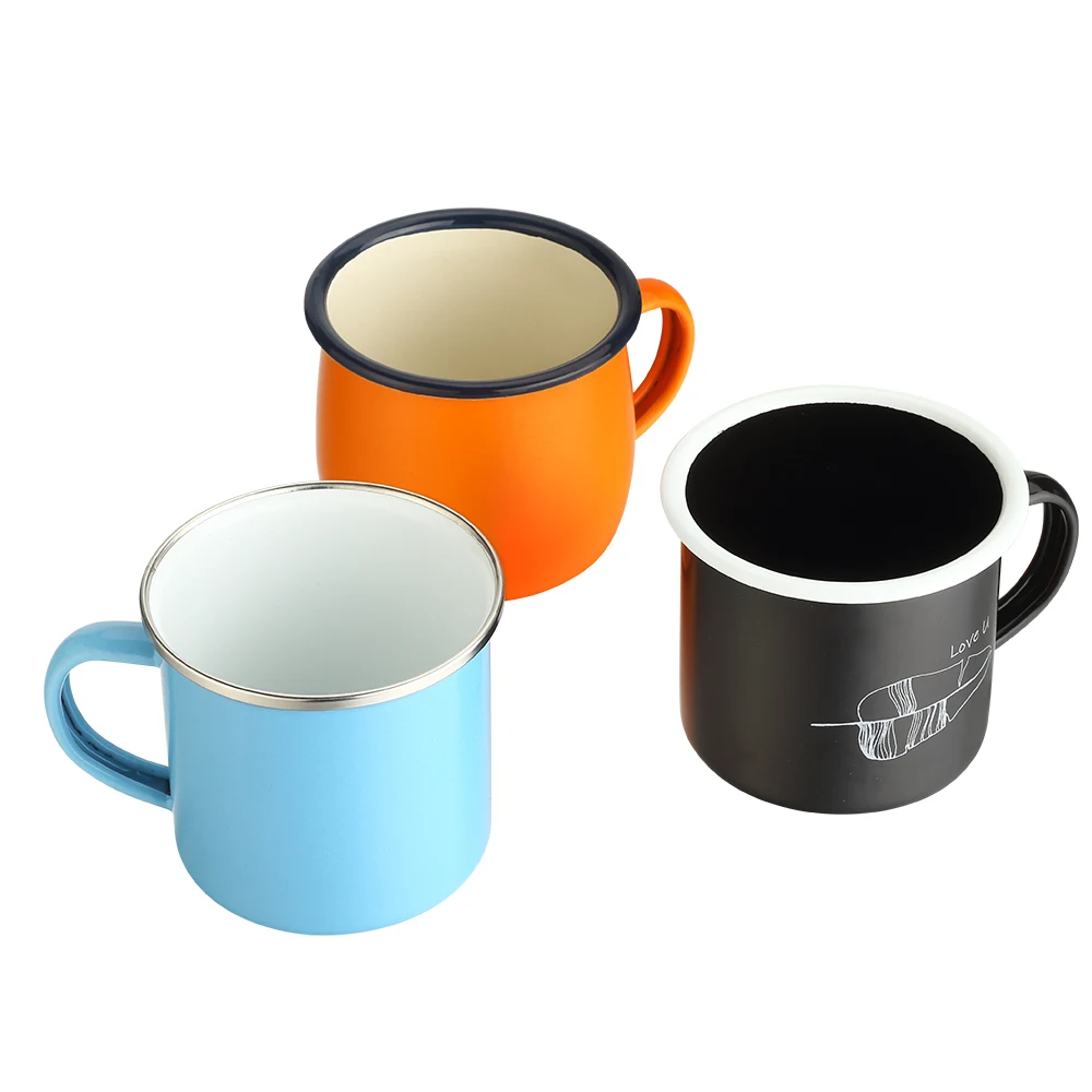 Promotional Eco Friendly Coffee Travel Sublimation Cup Wholesale Drinking Camping Ceramic Cup