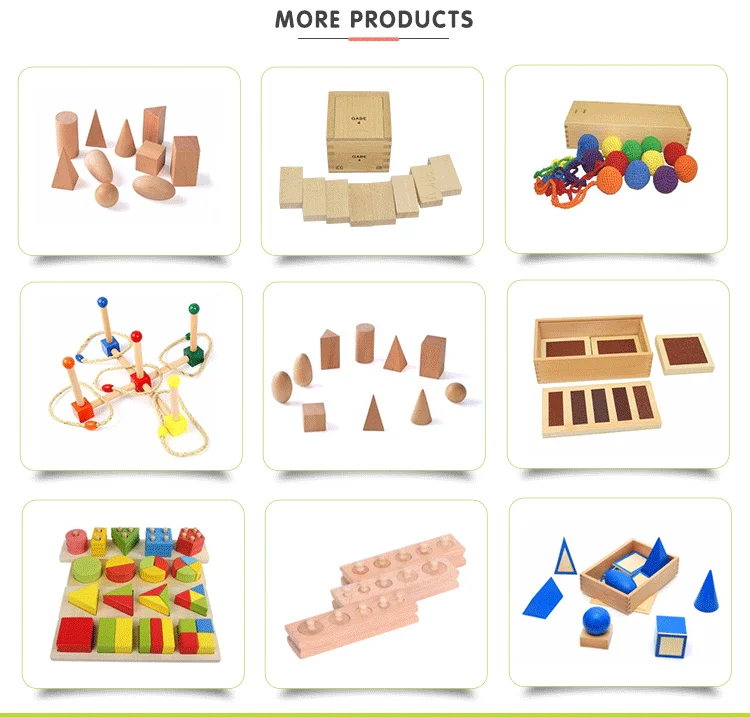 High quality 120pieces Preschool child educational toy international wooden montessori material