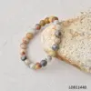 2018 fashion natural stone beaded stretch bracelet gemstone beaded elastic bracelet