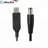 USB 5V to 12V Step-Up Module Male Plug Converter DC Power Cable Cord