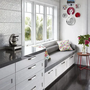 Contemporary Modern Design Display White Shaker Kitchen Cabinets