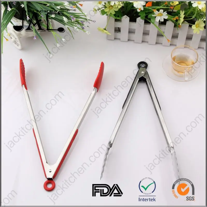 Manualred Pp Handle Stainless Steel 304 Bbq Tong
