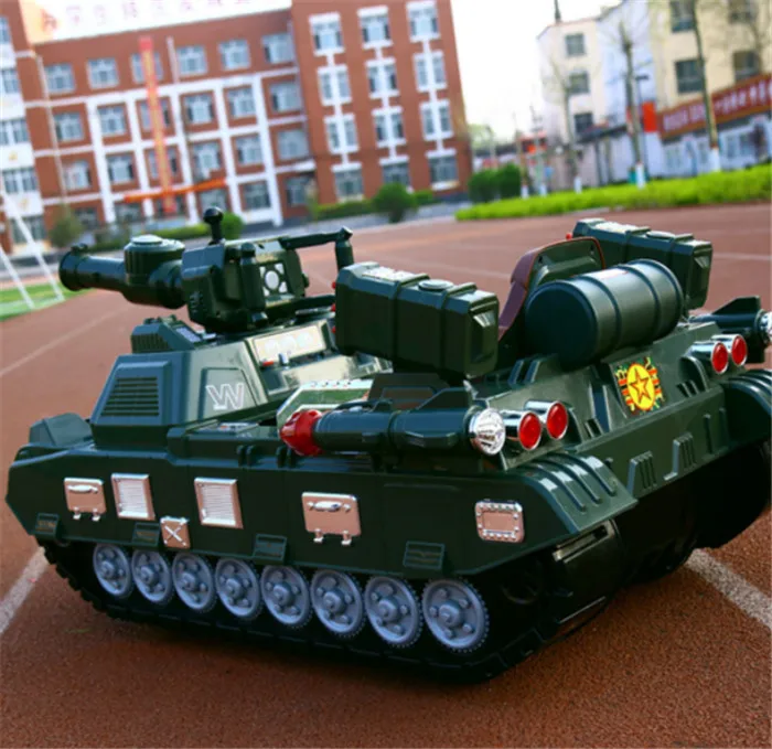Promotion!!! Large plastic toy tank car kids car ride on toy