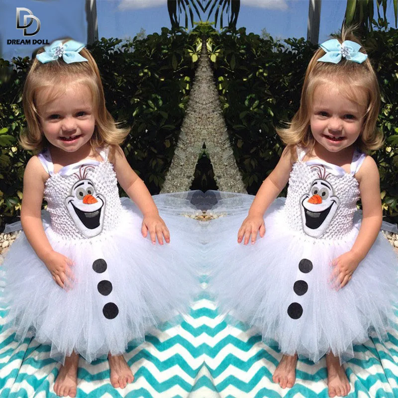 Olaf Tutu font b dress b font for little girls Kids font b Fancy b font