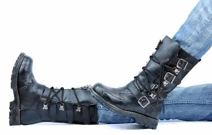goth boots mens