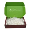 Custom logo art paper and corrugated paper foldable shipping box with inside and outside printed for shoes
