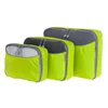 Ultra-lite packing cube 3 piece set neon yellow travel gear luggage