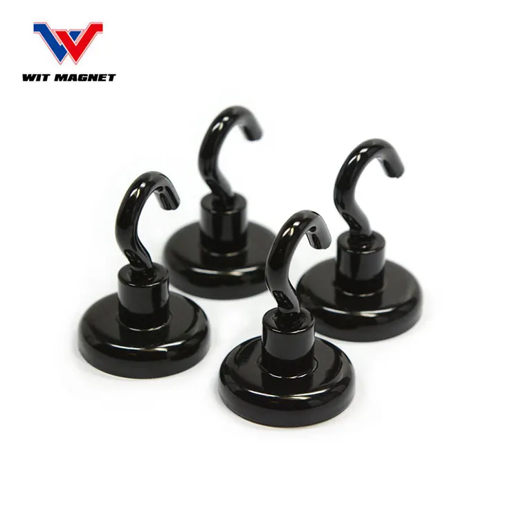 500LBS Pulling Force Magnetic N52 Super Big Round Neodymium Fishing Magnet with M10 Eyebolt Countersunk Hole Diameter 90MM