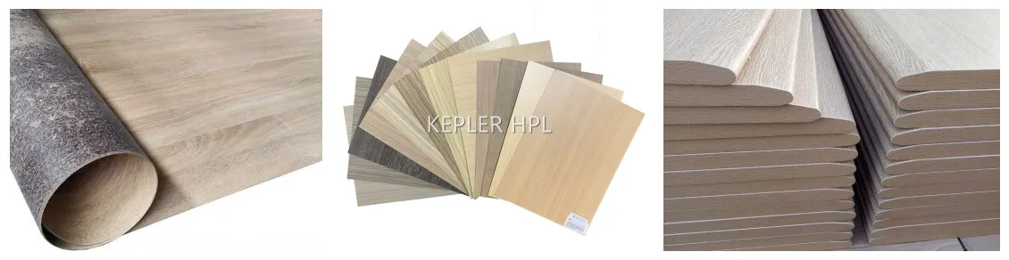 Kepler Customize Decorative Wood grain Matt Surface Compact Laminate