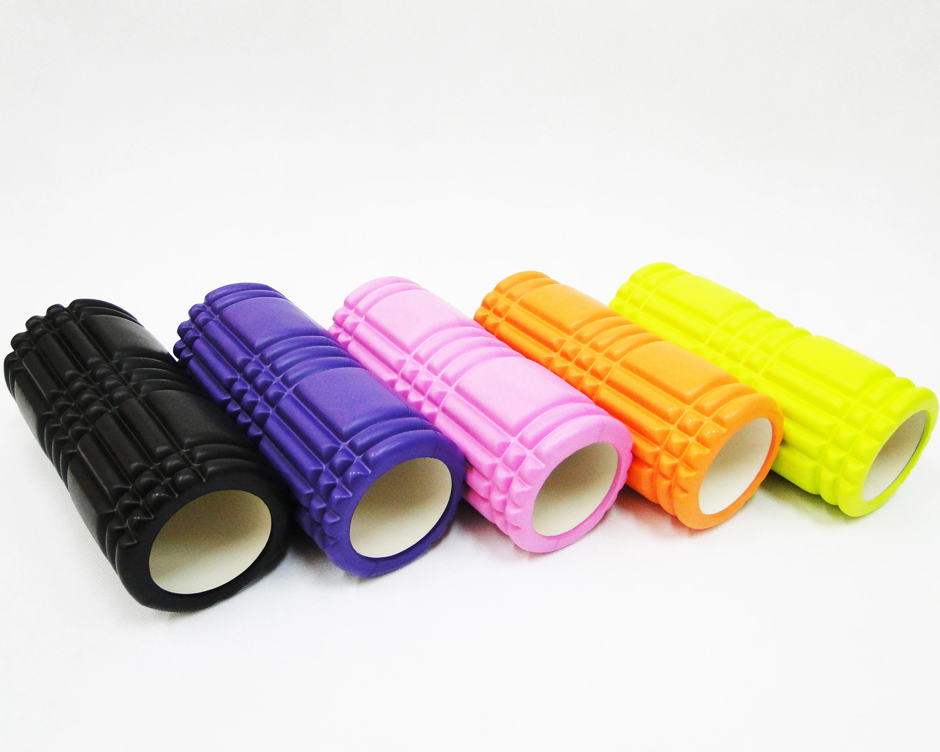 热卖eva 软按摩泡沫滚筒隆隆锻炼强泡沫按摩滚筒