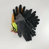 flower print latex rubber garden work gloves for women