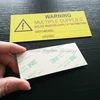 3M adhesive laser engraving ABS sheets solar label warning sign