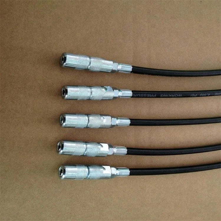 High Quality Flexible Lube Grease Hose 15" And 18" 4500psi Grease Gun
