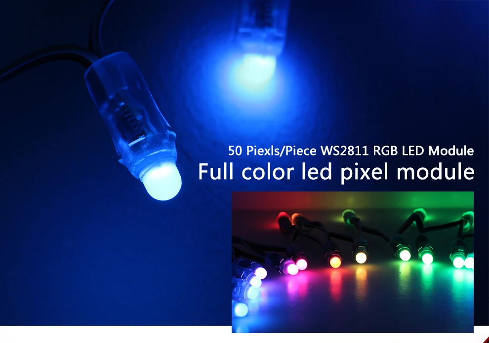 professional WS 2811 UCS1903 8mm 12mm rgb led dmx pixel
