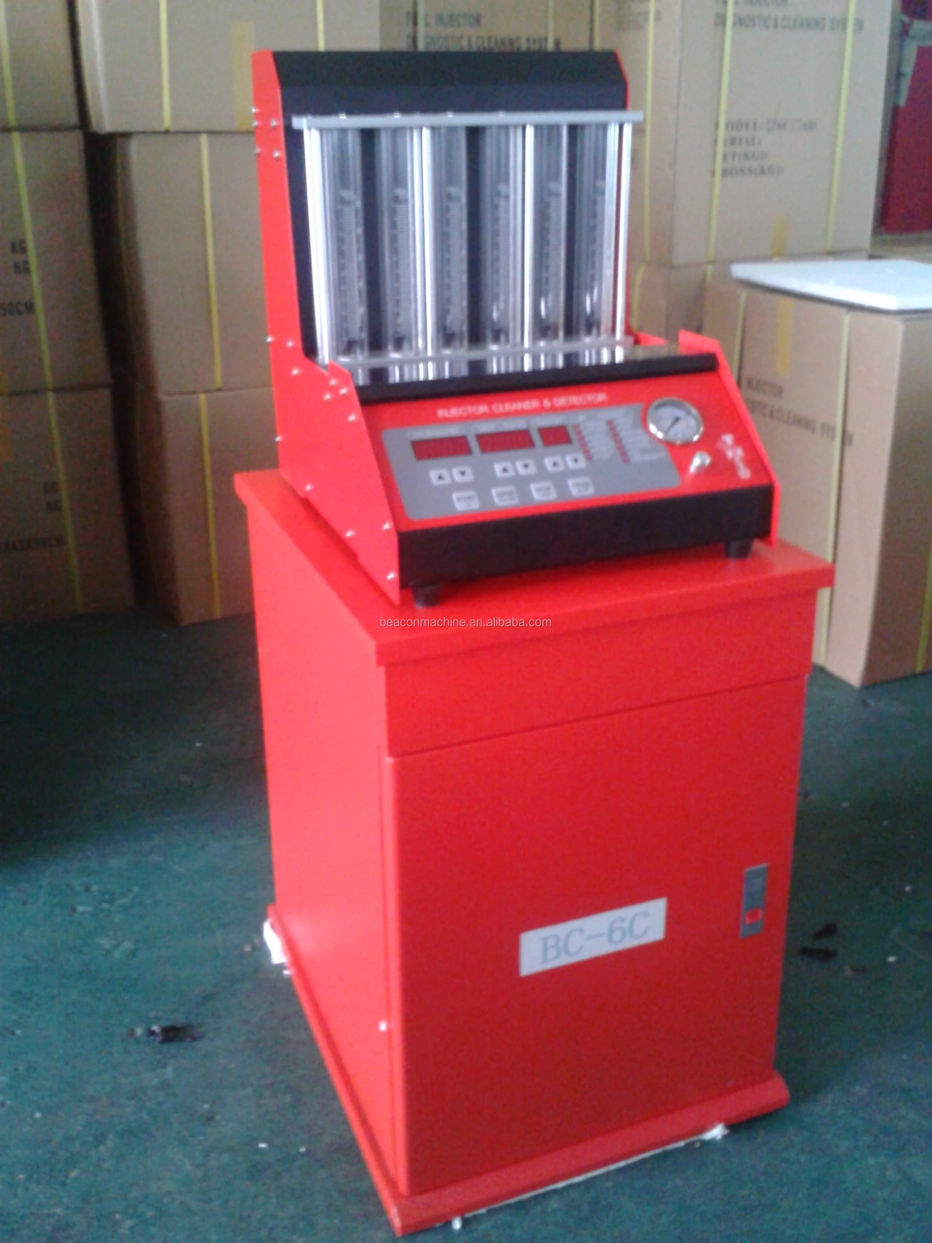 Hot product BC-6C Auto 6 cylinders gasoline diesel fuel injector cleaner tester