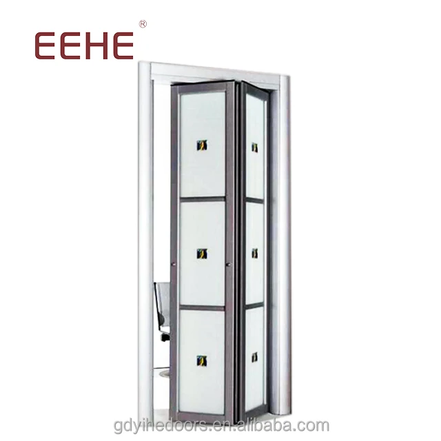 Aluminum Profile Bathroom Sliding Folding Door Design - Buy Aluminum