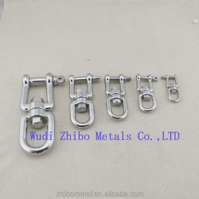 Stainless steel rigging with jaw and jaw swivel