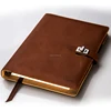Cheap Price Guangzhou Factory Eco-friendly Handmade A5 Leather Note Book with Card Holder