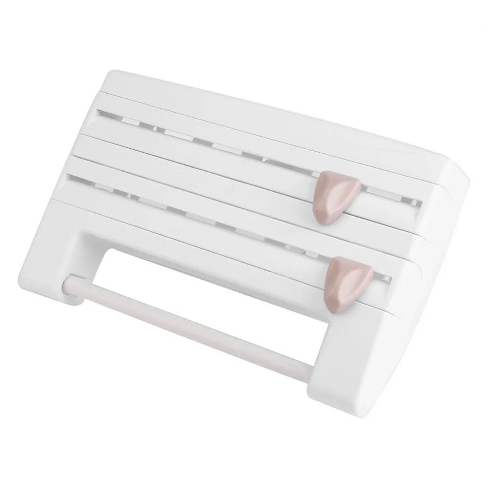 Kitchen Cling Film Storage Rack With A Cutter Aluminum Foil Barbecue