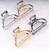Factory wholesale 4cm gold alloy metal hair claws