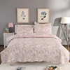Home textile pink jacquard printed bedding set soft cotton air conditioning quilt custom bedspread set