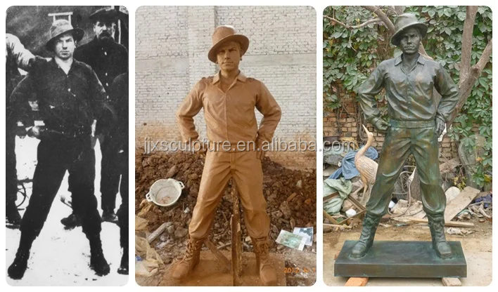 bronze religious statue