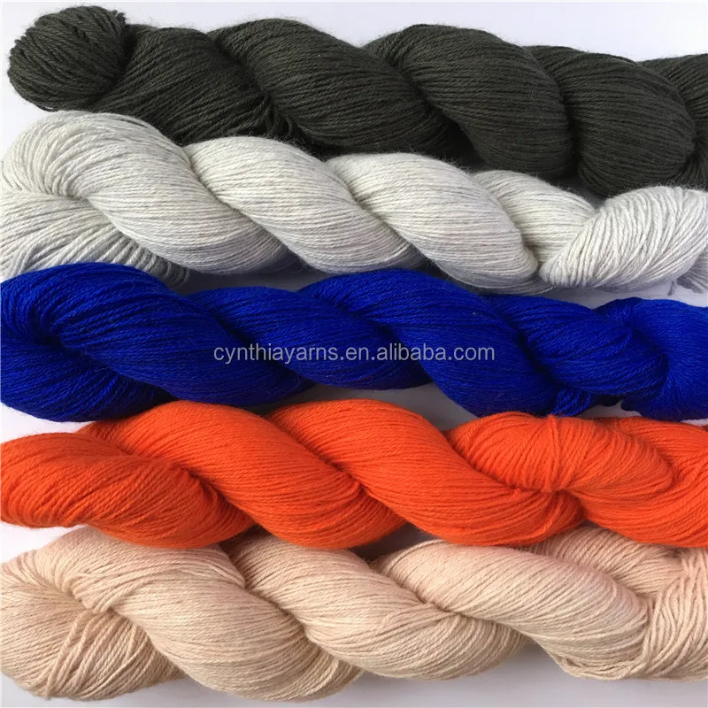 Cynthia Rabbit /wool/ Cashmere Yarn Bright Color Angora Wool Blend Yarn