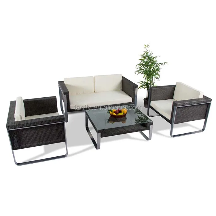 Holiday Resort Outdoor Usage Leisure Garden Rattan Sofa