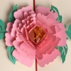 Meilun 2019 new design 3d pop up greeting card for valentine's day for gift valentine