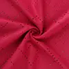 Free sample super soft pink plain dyed 90%polyester 10%spandex stretch suede fabric for suit