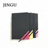 Promotion usage and PU material notebook with elastic band and pen loop