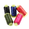 Factory price eco-friendly white virgin 100% polyester spun yarn 30/1 40/1 for knitting