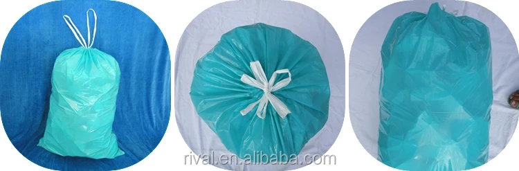 Small Trash Bag, 4 Gallon Garbage Bags Thin Material Small Size 15