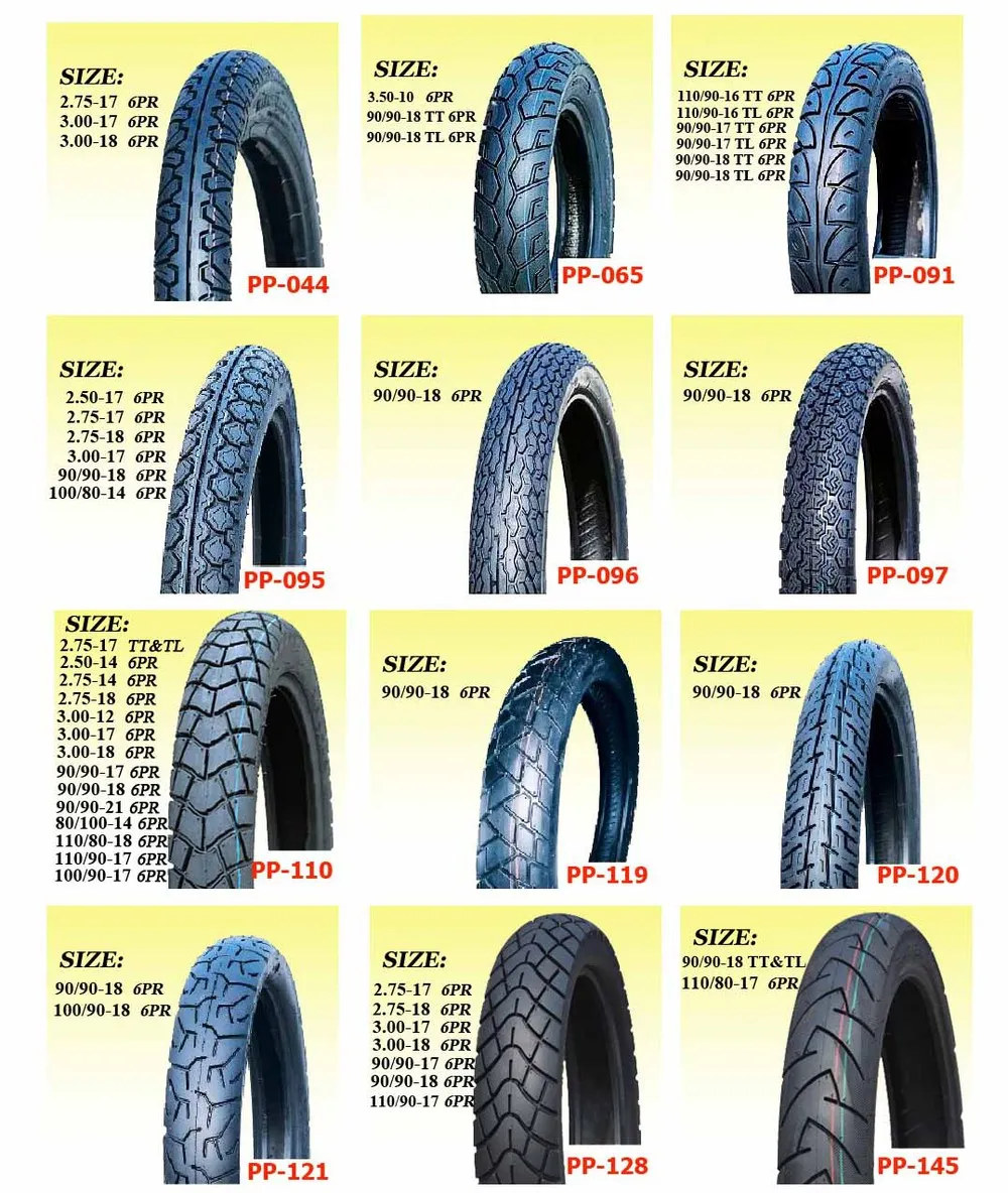Tires Motorcycle High Quality Rubber Tire For Motorcycle 90 90 18 275 