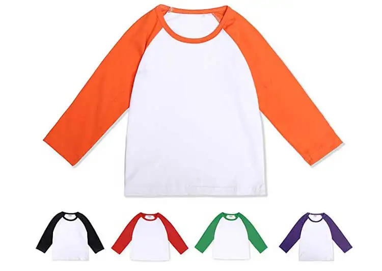 Long Sleeve Shirts Toddler Baby Wear Plain Baby Raglan Shirts Buy