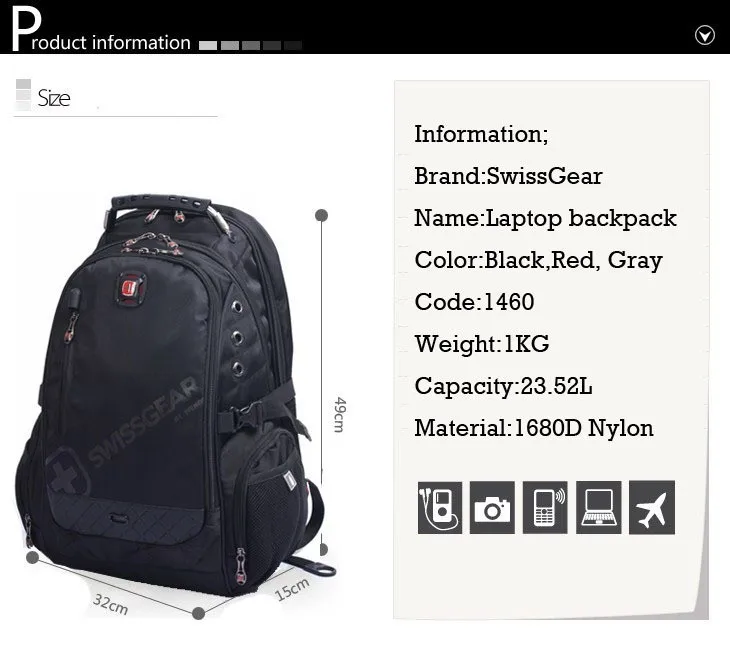 swiss gear backpack price