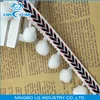 Handmade cotton tassel fringe trim with knots