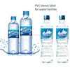 pvc sleeve label for water bottle