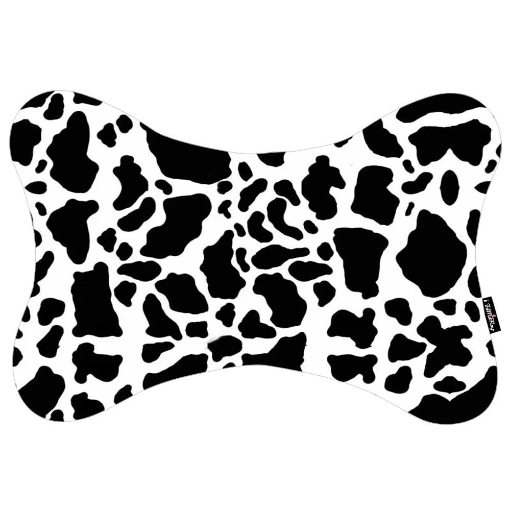 Buy Cow Print Custom Travel Pillow Bone Shape Car Neck Pillow Car