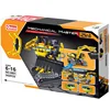 QH mini excavator engineering plastic kid connection old fashioned toy brick
