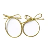 gift wrap elastic stretch loops with pre-tied bows