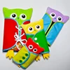 Baby Learn To Dress Plush Owls Doll Learning Toys Early Education Basic Life Skills Teaching Toys 4pcs/set